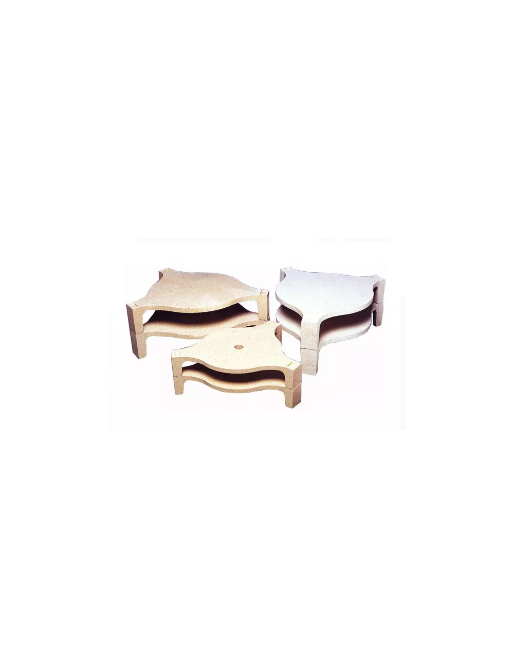 SUPPORTS ASSIETTES EN TFS-FL PLEIN 260*45 1300°C