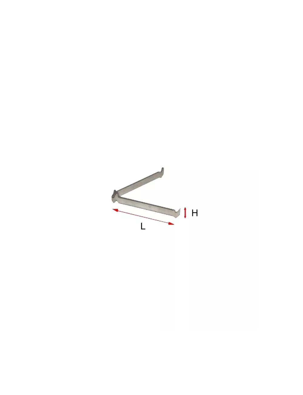 SUPPORT REFRAC. METAL PLAT Diam. 50 mm 1200°C