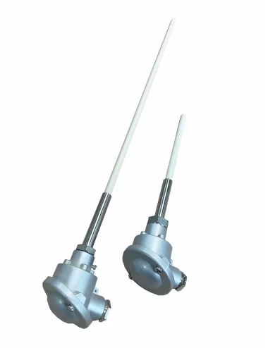 Sonde pyrométrique Type S 300 mm avec tête – Thermocouple 1400°C pour four