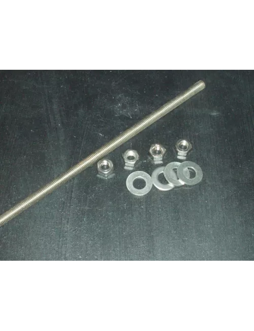 RONDELLE INOX REFRACT. INT Ø 8  X EXT Ø 17 MM