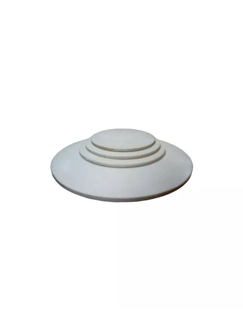 PLAQUE RÉFRACTAIRE RONDE DIAM 394x13 MM 1340°C