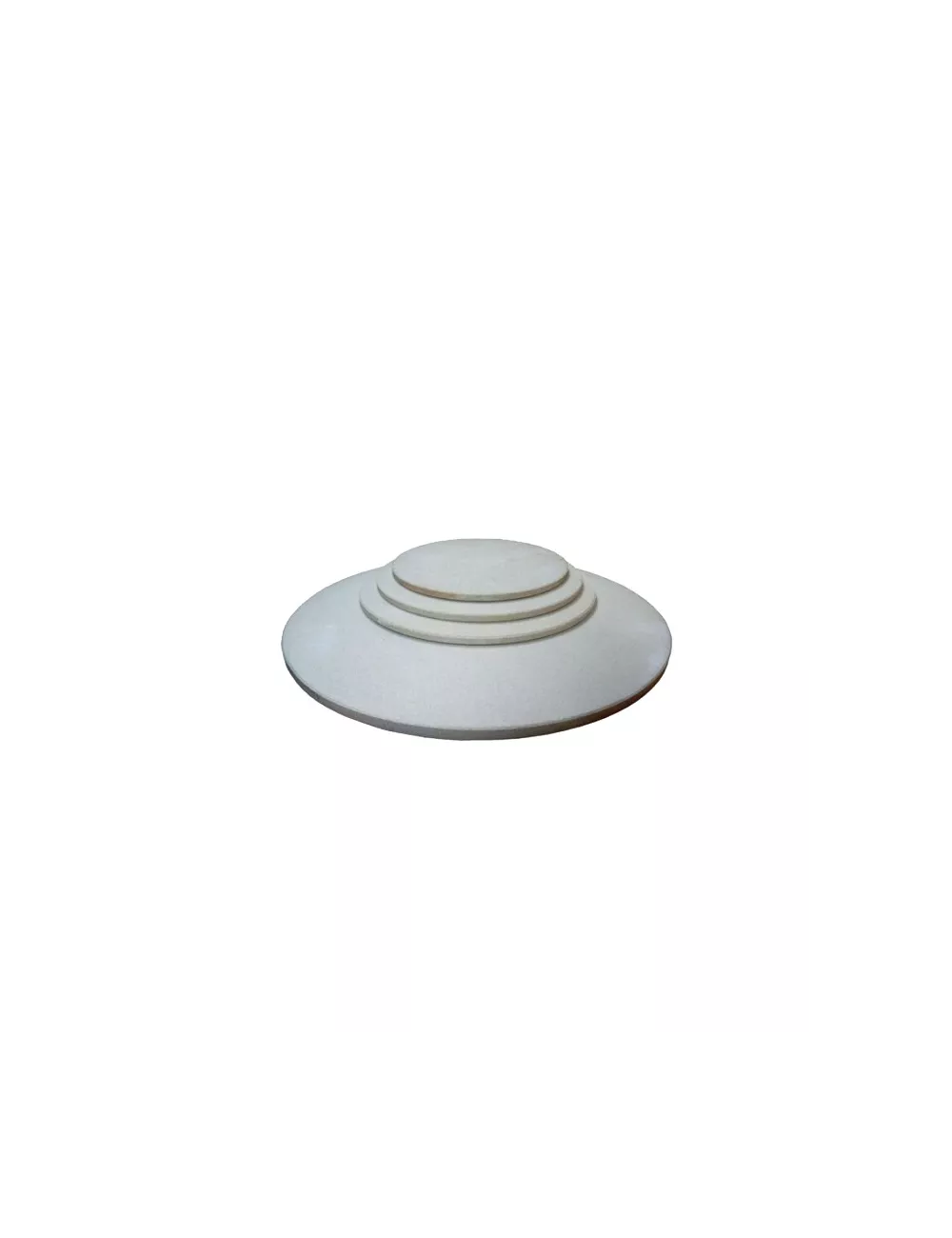 PLAQUE RÉFRACTAIRE RAKU RONDE DIAM 396X15 MM 1260°C
