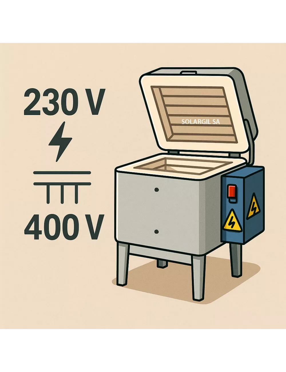 PASSAGE DE 230 V EN 400 V