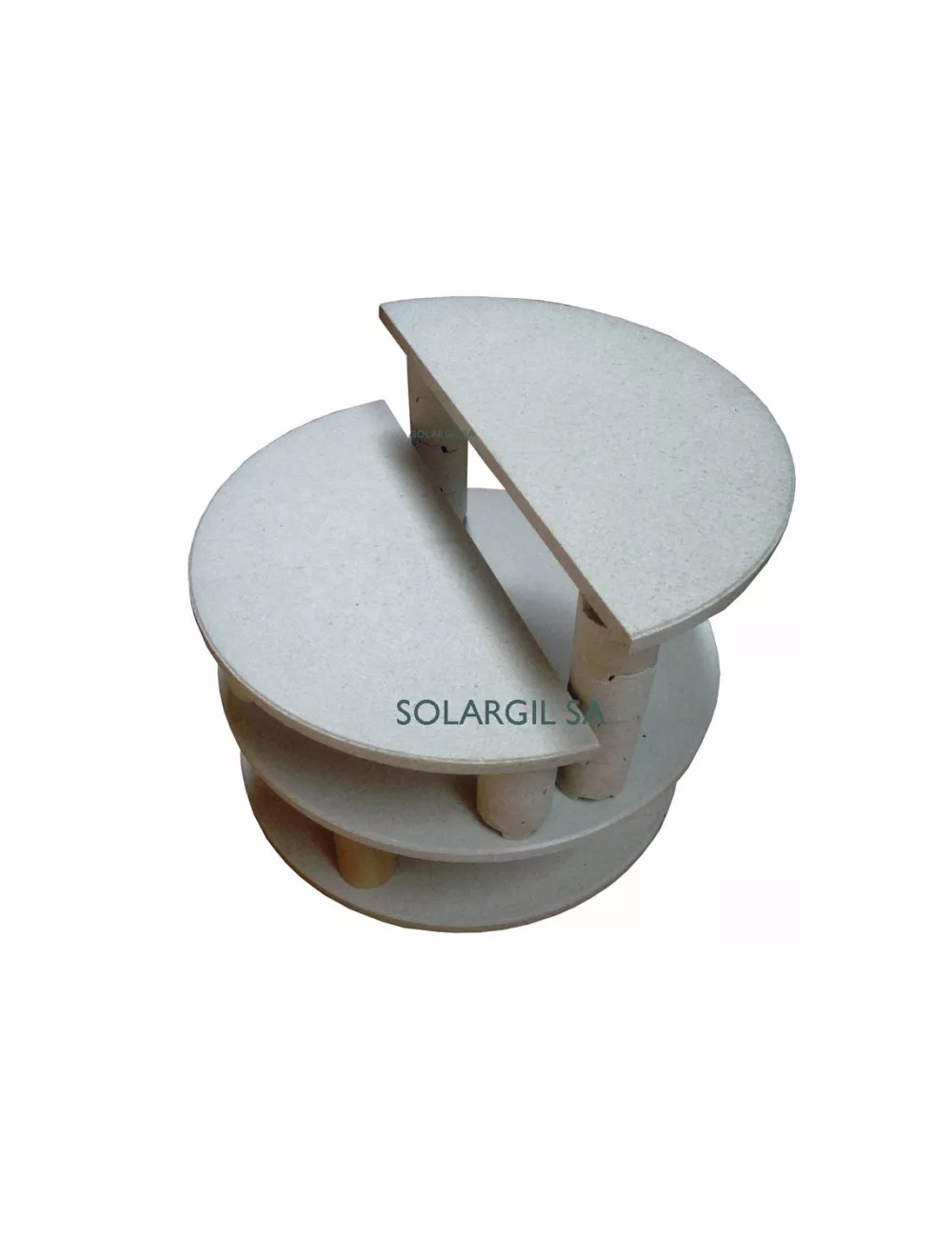KIT 3 PLAQ. + 18 PIL.ENCAS. + 3 PIL. H 100 MM - PLUTON 3S