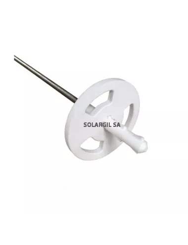 SET RONDELLE Ø 75 MM + AXE ERGOTS L 70 MM POUR TIGE INOX M6