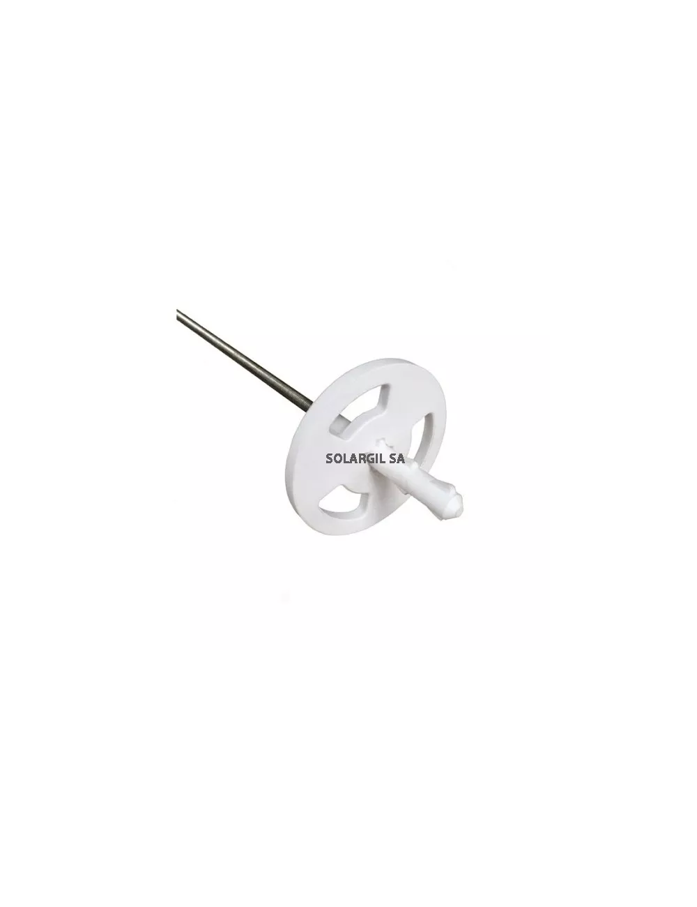 SET RONDELLE Ø 75 MM + AXE ERGOTS L 70 MM POUR TIGE INOX M6