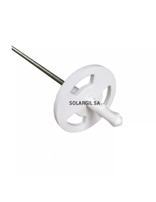 SET RONDELLE Ø 75 MM + AXE ERGOTS L 70 MM POUR TIGE INOX M6