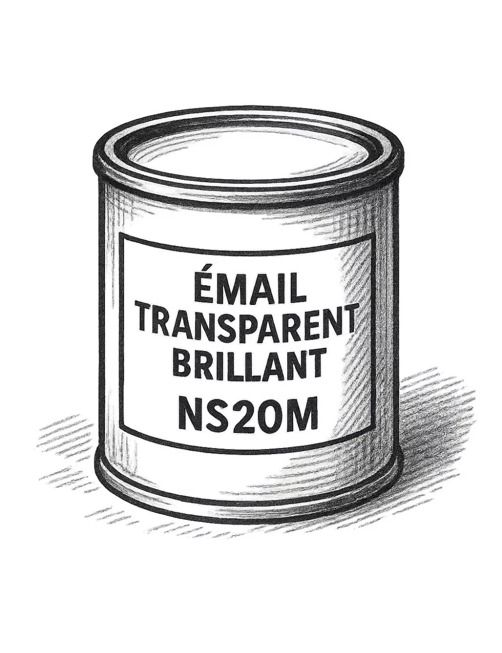 ÉMAIL FAÏENCE TRANSPARENT INCOLORE NS20M