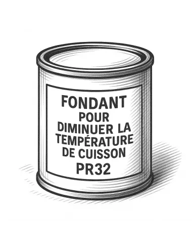 Fondant céramique pour diminuer la température de cuisson PR32
