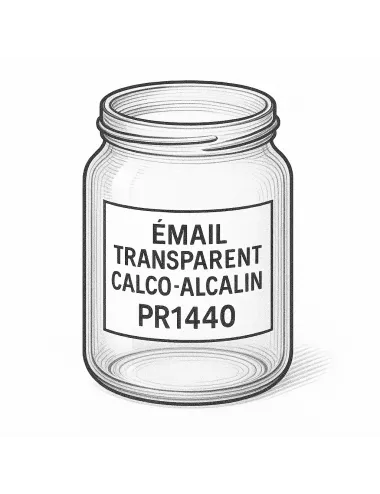 Émail faïence transparent Incolore brillant Calco-Alcalin PR1440 (FR10)