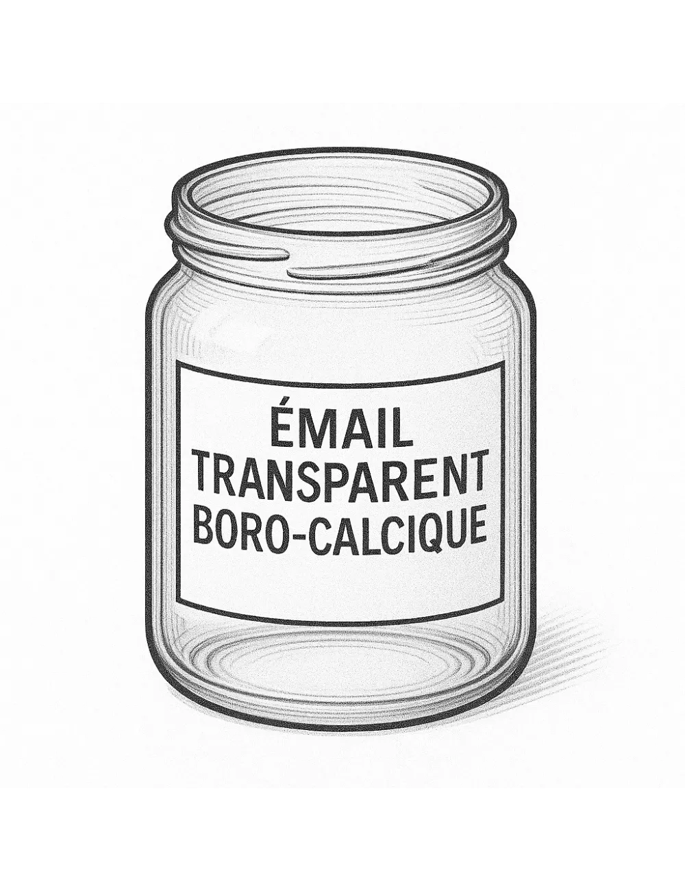 ÉMAIL INCOLORE FAÏENCE BORE-CALCIQUE PR1000/N (FR8) REFERENCE PR1000