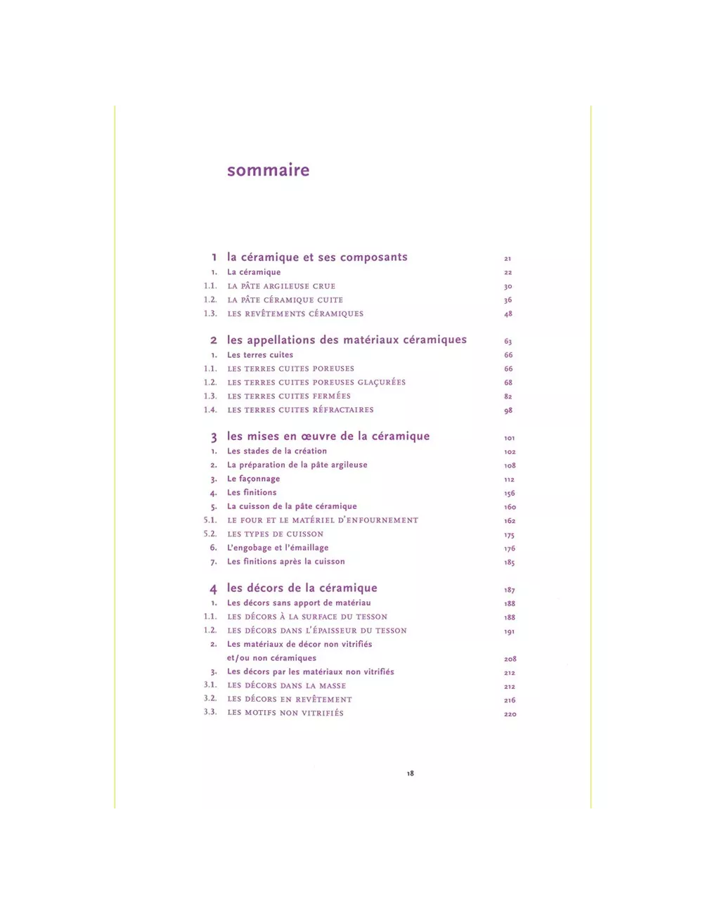 LIVRE CÉRAMIQUE VOCABULAIRE TECHNIQUE