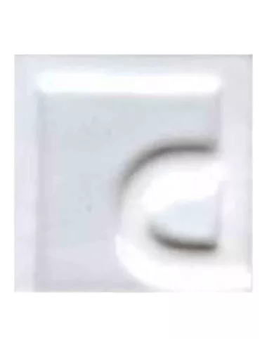 Émail faïence opaque sans plomb brillant Blanc PR6303F