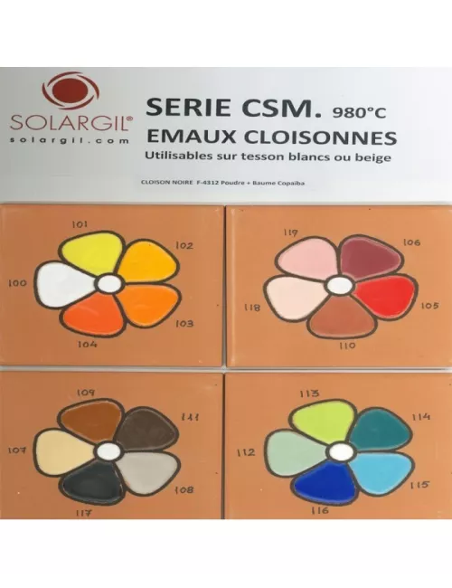 ÉMAIL FAÏENCE OPAQUE MAT BLANC CSM100