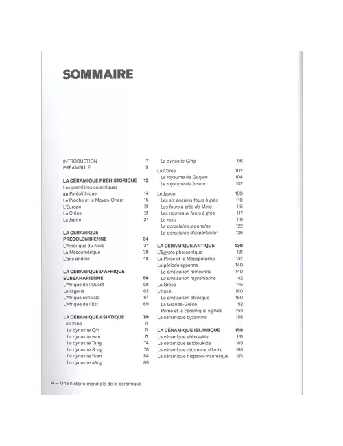 LIVRE UNE HISTOIRE MONDIALE DE LA CÉRAMIQUE
