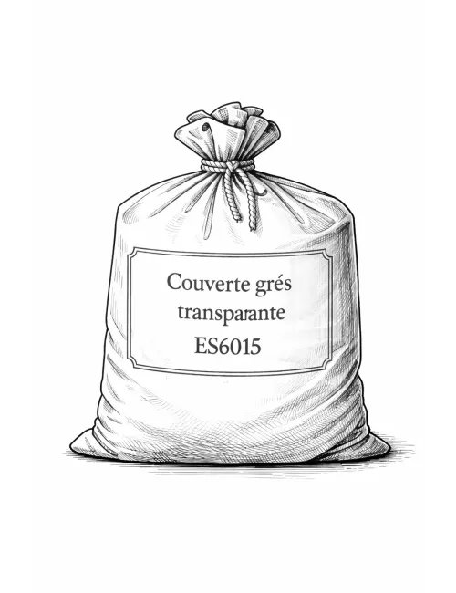 ÉMAIL GRÈS SANS PLOMB COUVERTE TRANSPARENTE BRILLANTE ES5015