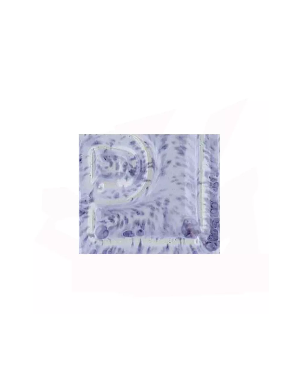 ÉMAIL GRÈS & PORCELAINE SANS PLOMB BLEU MAYA MOUCHETÉ GEESP26