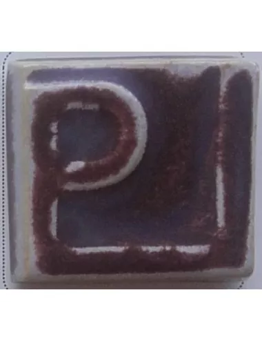 Émail grès porcelaine sans plomb Marron rosé mat 010285 | Solargil