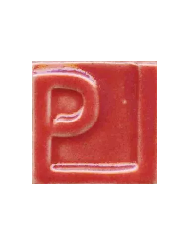 Émail grès porcelaine sans plomb Rouge tomate E53290 | Solargil