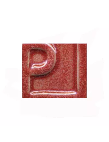 Émail grès porcelaine sans plomb Jaspé rouge cerise 010575 | Solargil