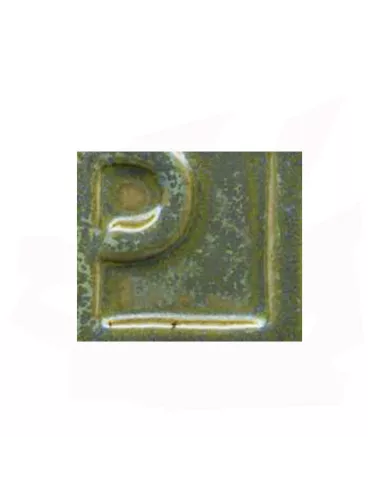 Émail Jaspé Vert Olive sans plomb 010572 pour grès et porcelaine | Solargil