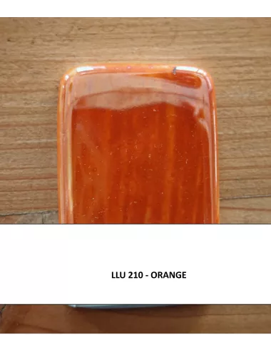 LUSTRE LIQUIDE 3ème FEU ORANGE DORÉ BLLU210