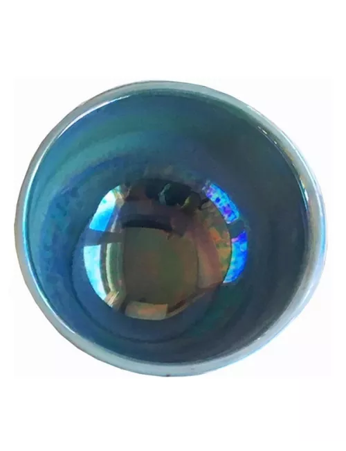 LUSTRE LIQUIDE 3ème FEU BLEU CIEL DORÉ BLLU700