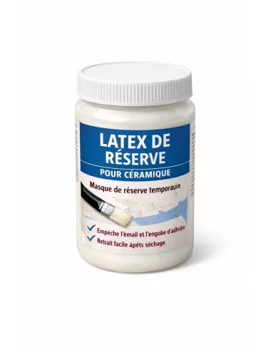 Latex de réserve céramique LATRESVE – Protection pour décoration et émaillage