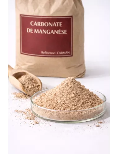 Carbonate de manganèse CARMAN – Colorant pour émaux et engobes céramiques