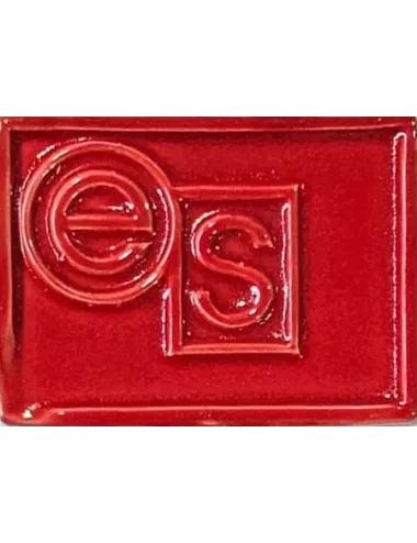 Émail faïence transparent brillant Rouge Tomate ES8647