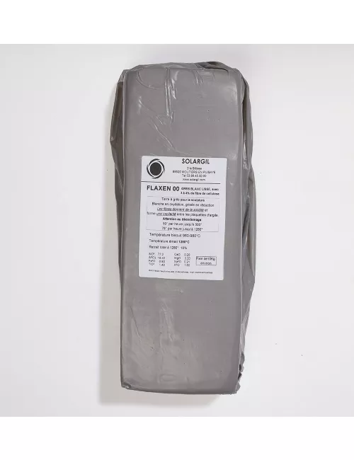 GRÈS BLANC LISSE PAPER CLAYS -FLAXEN00 - 10 kg