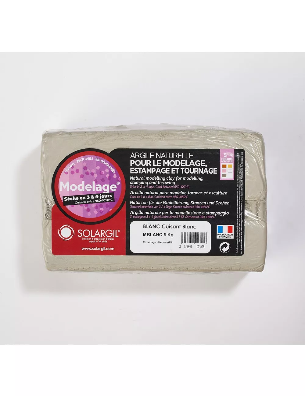 MODELAGE BLANC - MBLANC5 - 5 KG