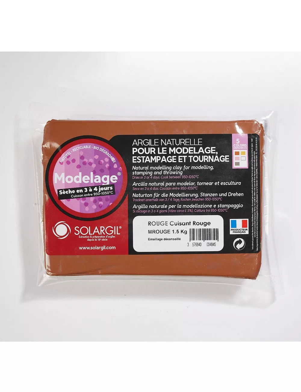 MODELAGE ROUGE - MROUGE1.5 - 1,5 KG