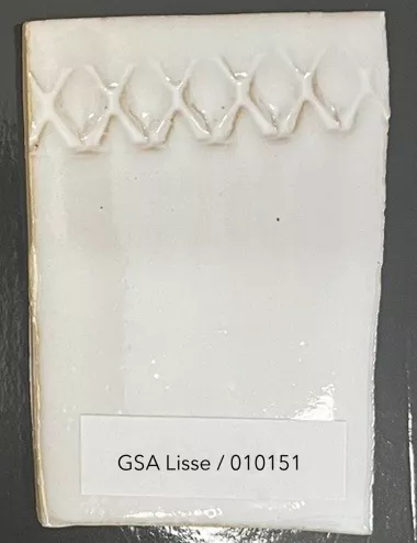 Émail grès porcelaine sans plomb Blanc laiteux 010151 | Solargil