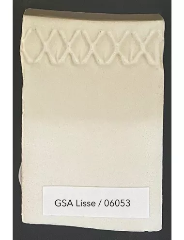 Émail blanc mat opaque sans plomb grès porcelaine 06053 | Solargil