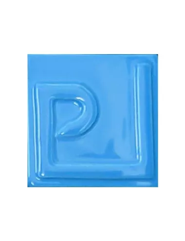 Émail faïence liquide opaque Bleu Paon brillant sans plomb EOSP18L – 250 g