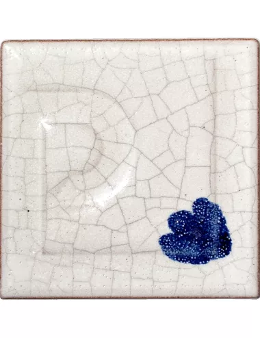 Émail faïence & Raku Craquelé Brillant Blanc 5895 – Émail céramique