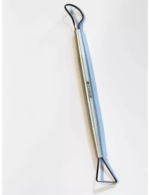 MIRETTE INOX DOUBLE À FIL COUPANT N°4
