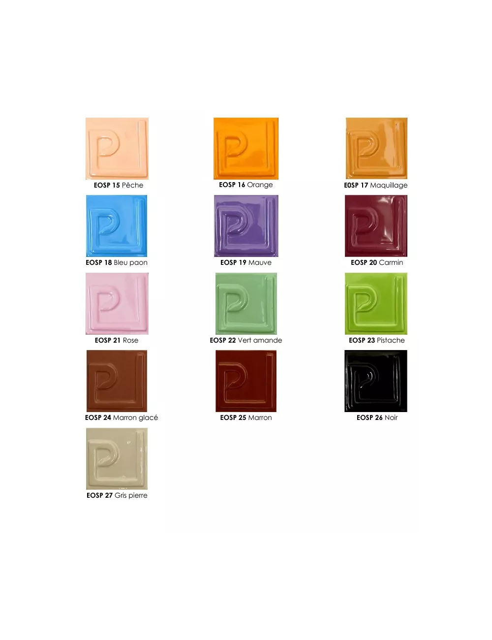 ÉMAIL FAÏENCE LIQUIDE OPAQUE SS PLB BRILLANT MARRON 1KG EOSP25LL