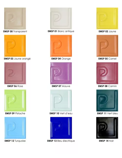 ÉMAIL FAÏENCE OPAQUE SANS PLOMB MAT TURQUOISE 250GR EMSP12L