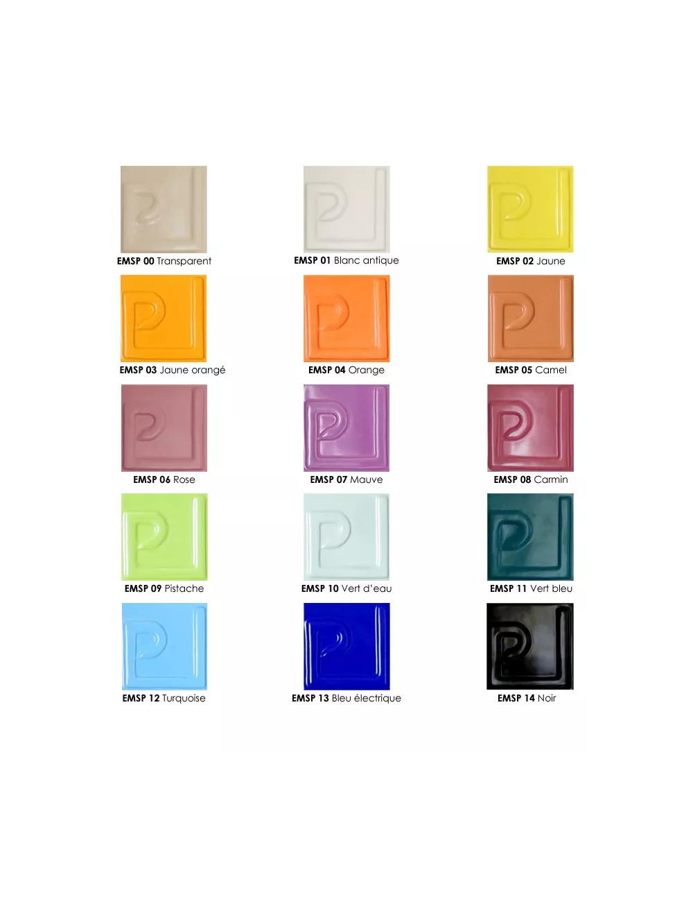 ÉMAIL FAÏENCE OPAQUE SANS PLOMB MAT BLEU FONCÉ 1KG EMSP13LL